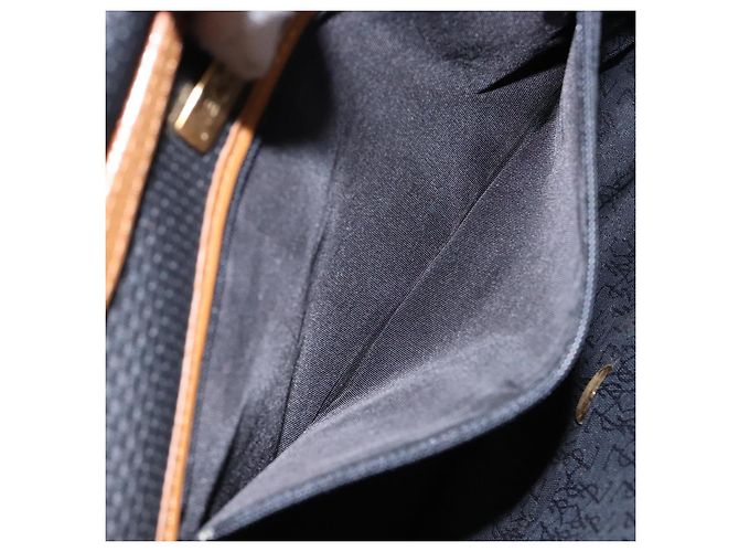 Saint Laurent Borsa a Spalla in PVC Pelle Marrone Oro Auth BA5492 D'oro - vista 12