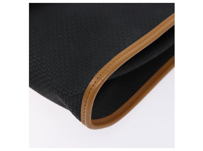 Saint Laurent Borsa a Spalla in PVC Pelle Marrone Oro Auth BA5492 D'oro - vista 14