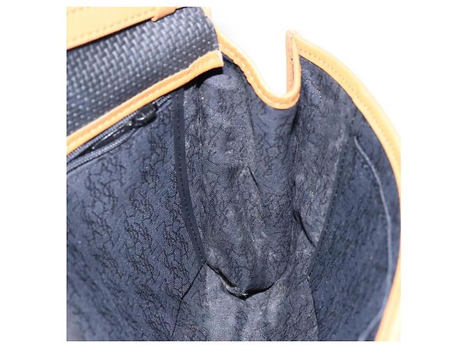 Saint Laurent Borsa a Spalla in PVC Pelle Marrone Oro Auth BA5492 D'oro - vista 19