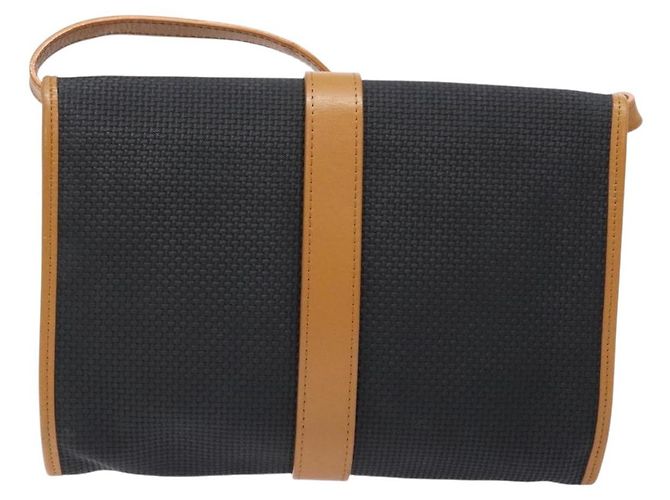 Saint Laurent Borsa a Spalla in PVC Pelle Marrone Oro Auth BA5492 D'oro - vista 2