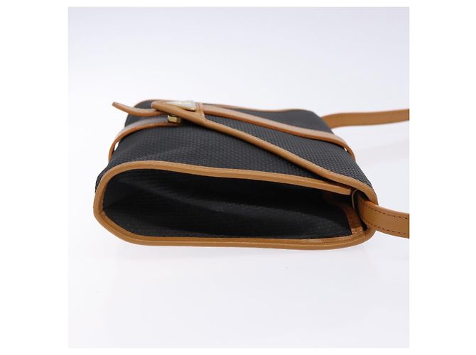 Saint Laurent Borsa a Spalla in PVC Pelle Marrone Oro Auth BA5492 D'oro - vista 3