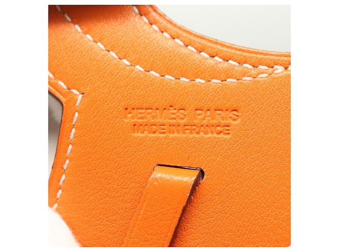 Hermès HERMES Paddock Marina Charm Pelle Marrone Auth ac3861 - vista 10