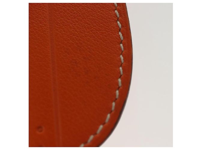 Hermès HERMES Paddock Marina Charm Pelle Marrone Auth ac3861 - vista 4
