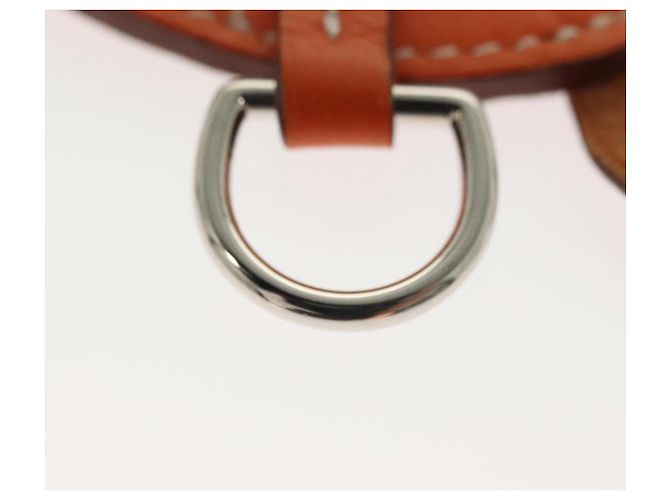 Hermès HERMES Paddock Marina Charm Pelle Marrone Auth ac3861 - vista 7