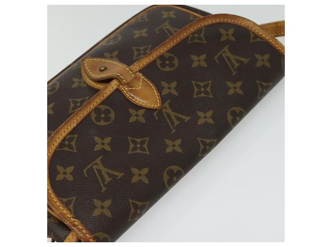 LOUIS VUITTON Borsa a Spalla Monogram Gibeciere PM M42248 LV Auth 135042 Monogramma - vista 6