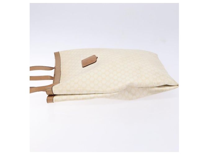Céline Borsa tote in tela Macadam CELINE in pelle PVC bianca e oro Auth 135197 Bianco D'oro - vista 4