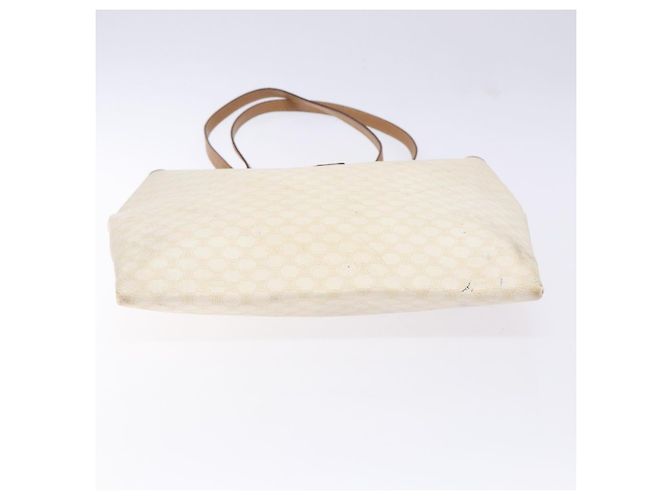 Céline Borsa tote in tela Macadam CELINE in pelle PVC bianca e oro Auth 135197 Bianco D'oro - vista 5