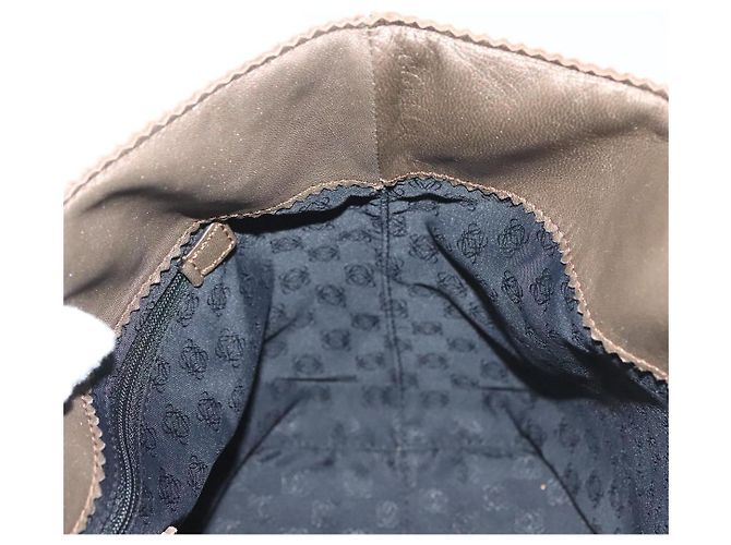 Borsa a mano LOEWE in pelle marrone argento autentica 135204 - vista 19