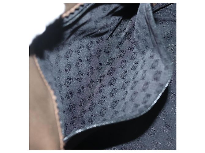 Borsa a mano LOEWE in pelle marrone argento autentica 135204 - vista 20