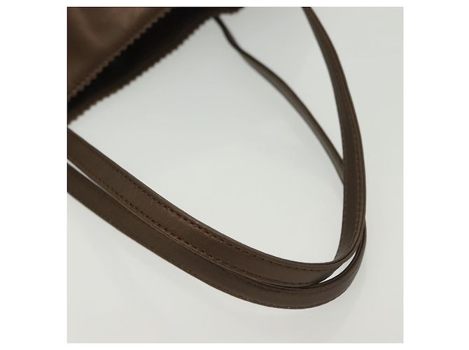Borsa a mano LOEWE in pelle marrone argento autentica 135204 - vista 7