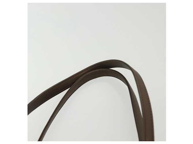 Borsa a mano LOEWE in pelle marrone argento autentica 135204 - vista 8