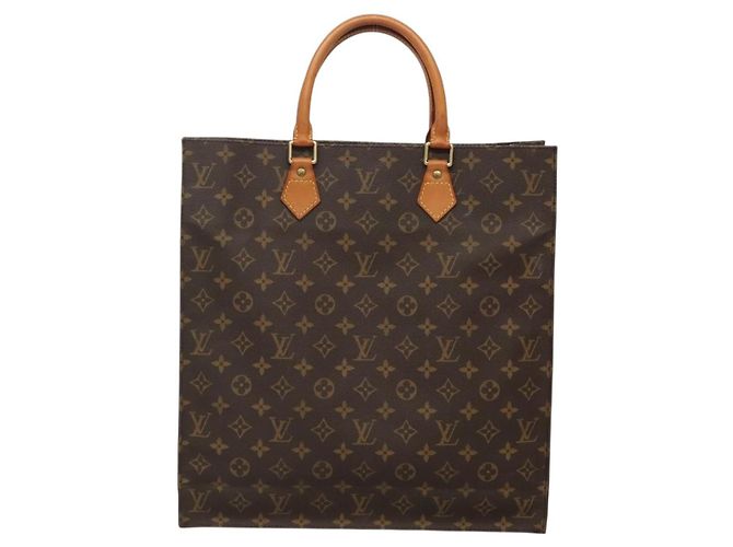 LOUIS VUITTON Borsa Sac Plat Monogram M51140 LV Auth 141315 Monogramma - vista 13