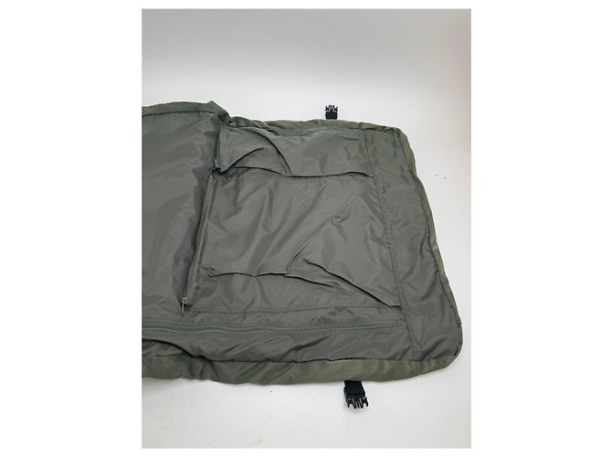 Vintage Issey Miyake Canvas Polyester Reisetasche 2-Wege Grau Khaki - Ansicht 5