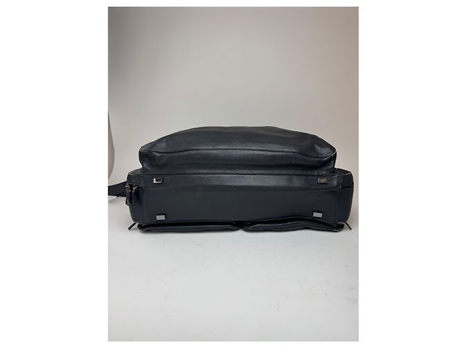 Céline Borsa da viaggio in pelle 2 in 1 Vintage Celine Paris nera Nero - vista 13