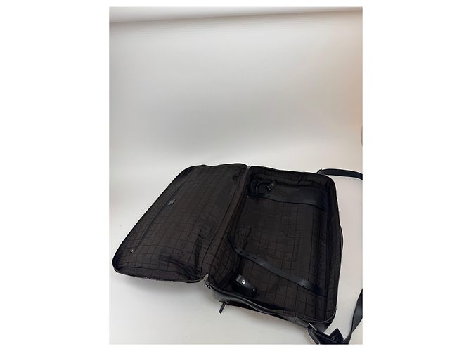 Céline Borsa da viaggio in pelle 2 in 1 Vintage Celine Paris nera Nero - vista 4