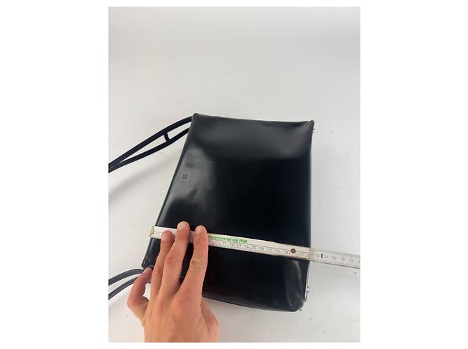 Vintage Givenchy 4G Tasche aus Lackleder schwarz - Ansicht 12