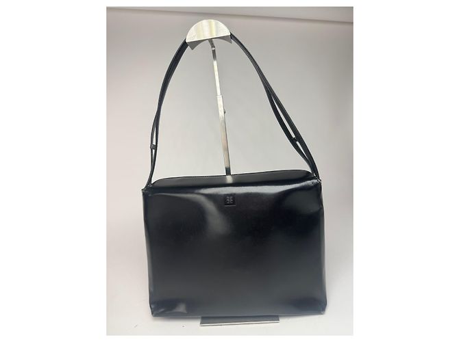 Vintage Givenchy 4G Tasche aus Lackleder schwarz - Ansicht 14