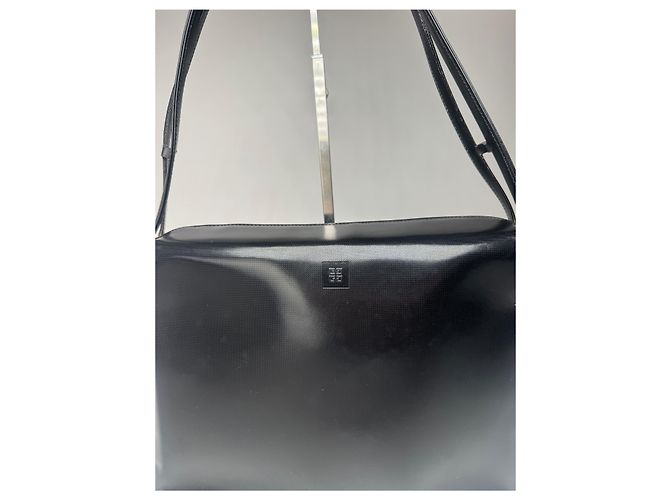 Vintage Givenchy 4G Tasche aus Lackleder schwarz - Ansicht 4