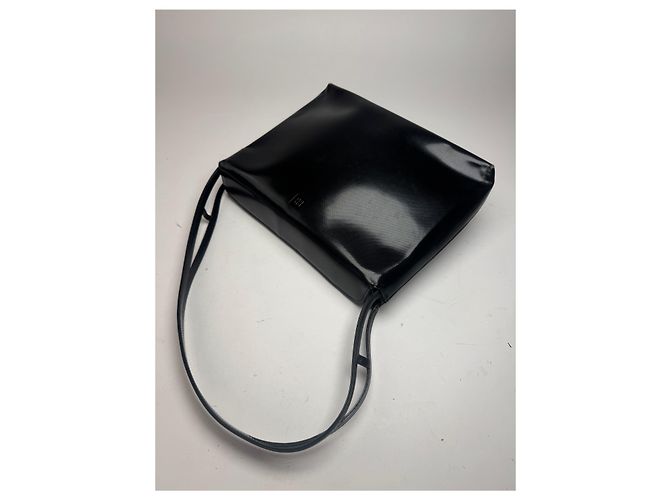 Vintage Givenchy 4G Tasche aus Lackleder schwarz - Ansicht 8