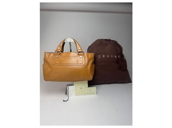 Céline Vintage Celine Paris Boogie Bag Camel - view 6