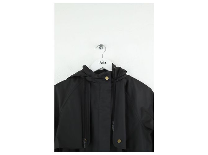 Soeur Black cotton parka - view 2