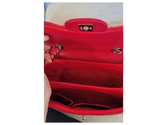 Timeless Borsa Chanel Flap Rosa in Pelle d'Agnello - vista 9