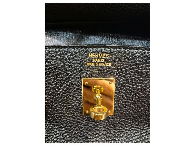 Hermès Birkin 40 in pelle Togo nera Nero - vista 13