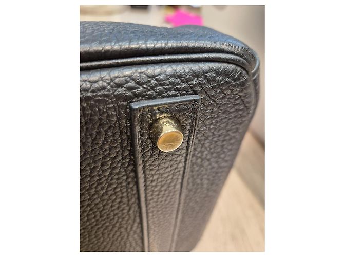 Hermès Birkin 40 in pelle Togo nera Nero - vista 18