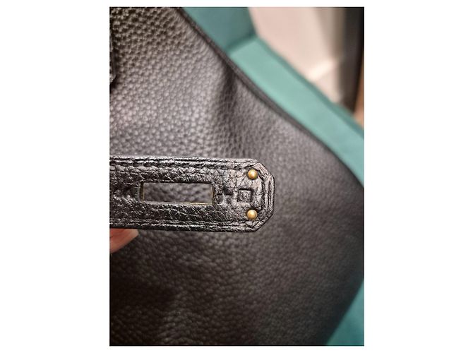 Hermès Birkin 40 in pelle Togo nera Nero - vista 19