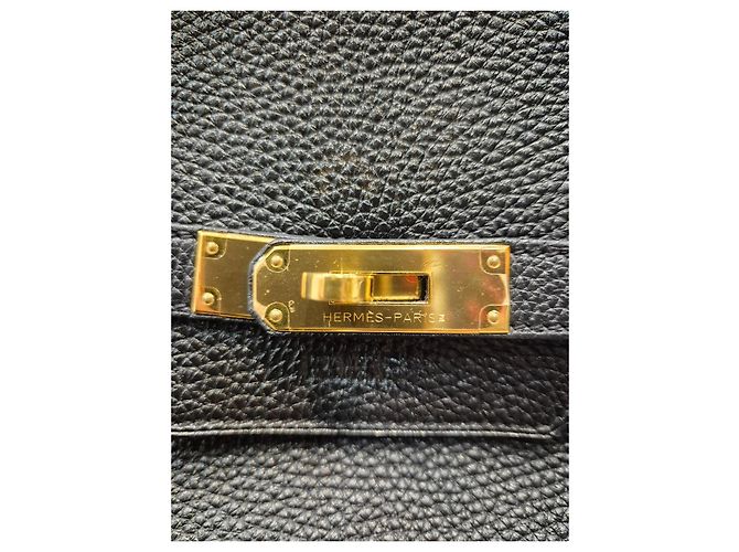 Hermès Birkin 40 in pelle Togo nera Nero - vista 3