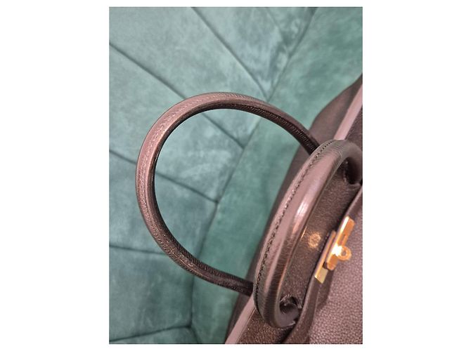 Hermès Birkin 40 in pelle Togo nera Nero - vista 7