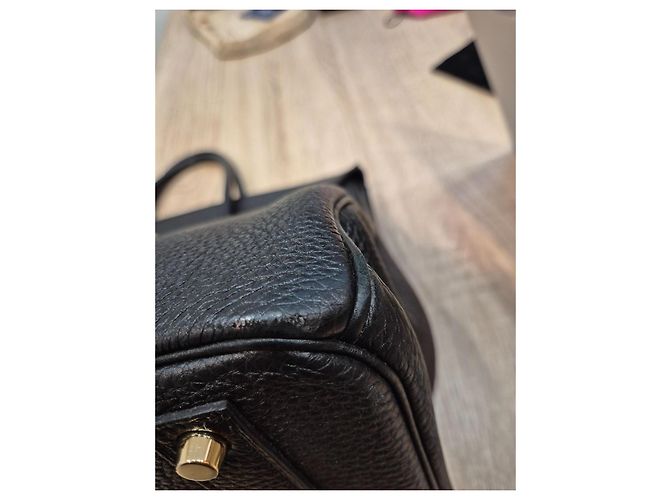 Hermès Birkin 40 in pelle Togo nera Nero - vista 9