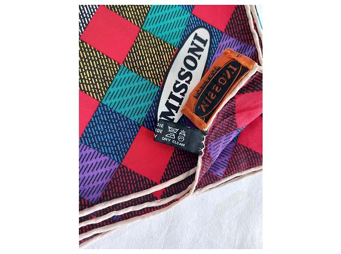 Missoni Quadratisches Tuch mit floralem Muster Mehrfarben - Ansicht 12