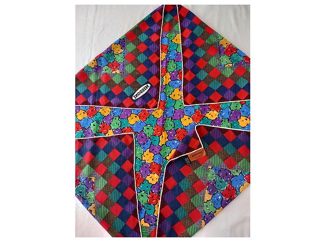 Missoni Quadratisches Tuch mit floralem Muster Mehrfarben - Ansicht 17