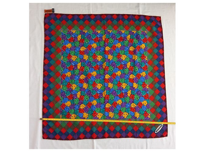 Missoni Quadratisches Tuch mit floralem Muster Mehrfarben - Ansicht 18