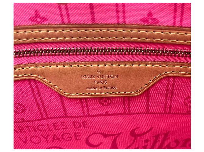 Louis Vuitton Neverfull MM edición limitada de 2009 Castaño Multicolor - vista 11