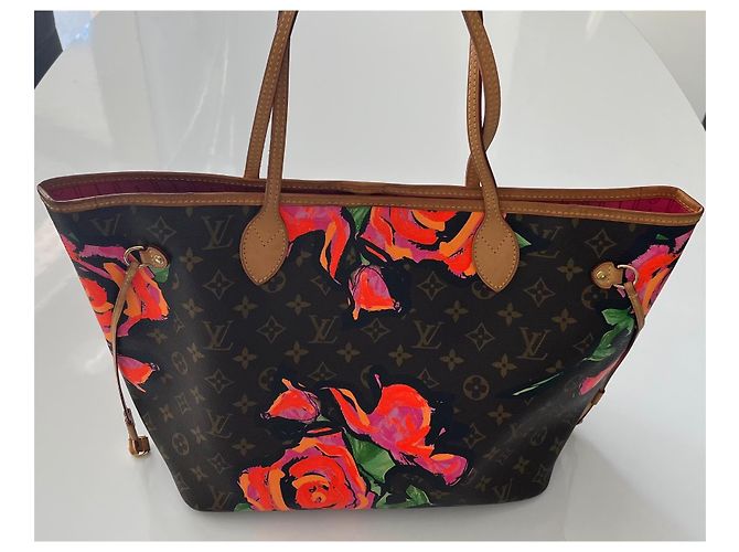 Louis Vuitton Neverfull MM edición limitada de 2009 Castaño Multicolor - vista 4