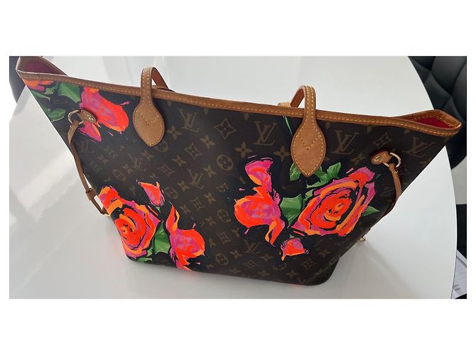 Louis Vuitton Neverfull MM edición limitada de 2009 Castaño Multicolor - vista 5