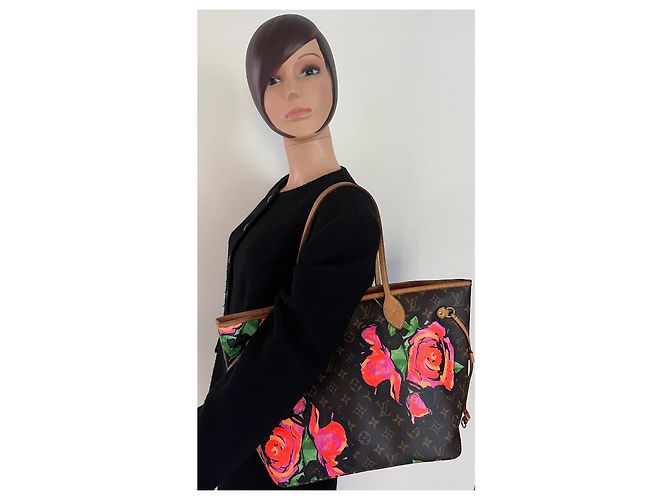 Louis Vuitton Neverfull MM edición limitada de 2009 Castaño Multicolor - vista 6