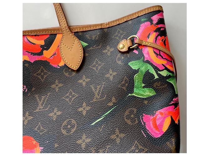 Louis Vuitton Neverfull MM edición limitada de 2009 Castaño Multicolor - vista 8
