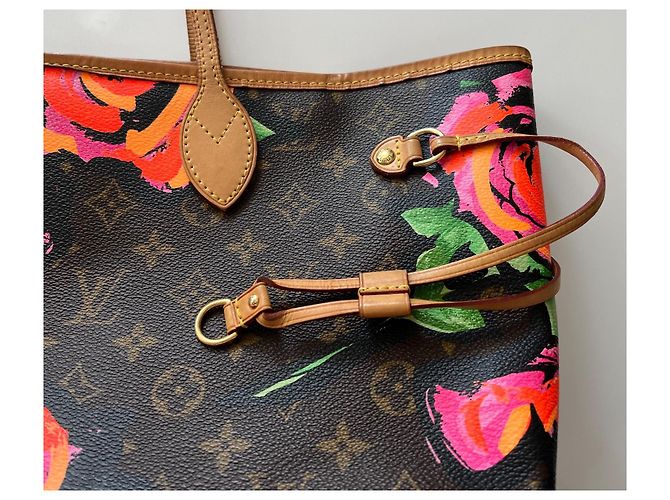 Louis Vuitton Neverfull MM edición limitada de 2009 Castaño Multicolor - vista 9