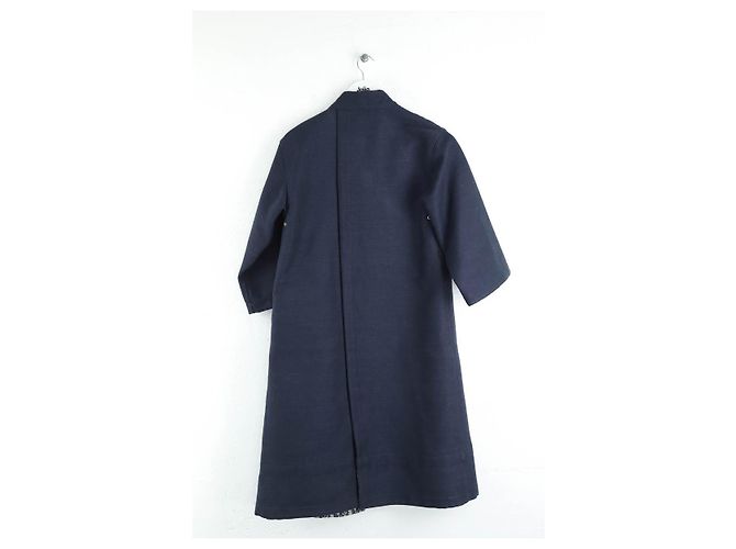 Dior Cappotto in cotone blu - vista 4
