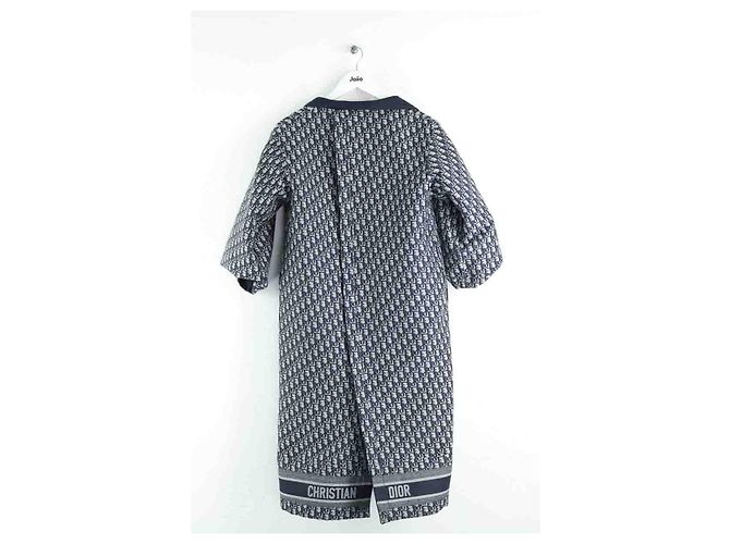 Dior Cappotto in cotone blu - vista 5