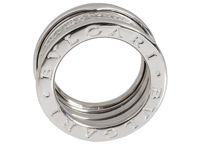 Bulgari BVLGARI B.zero1 Dreiband-Ring aus 18k Weißgold 0,89 CTW - Ansicht 2