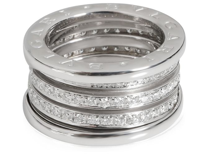 Bulgari BVLGARI B.zero1 Dreiband-Ring aus 18k Weißgold 0,89 CTW - Ansicht 3