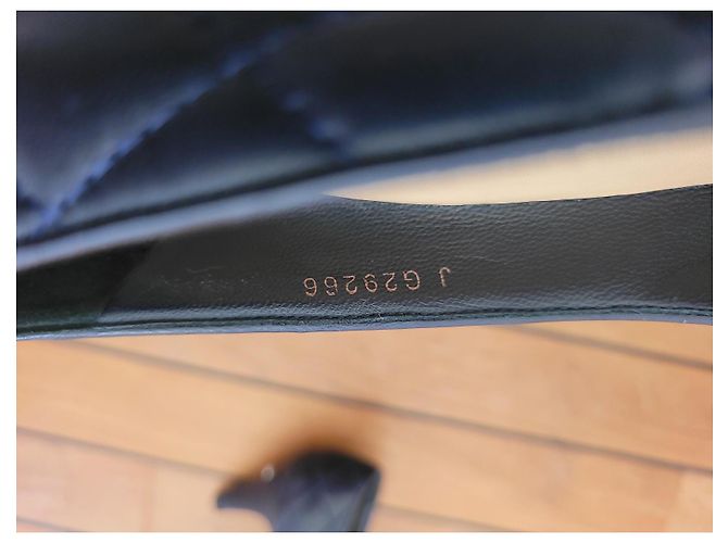 Chanel gesteppte Pumps 37 Marineblau - Ansicht 9