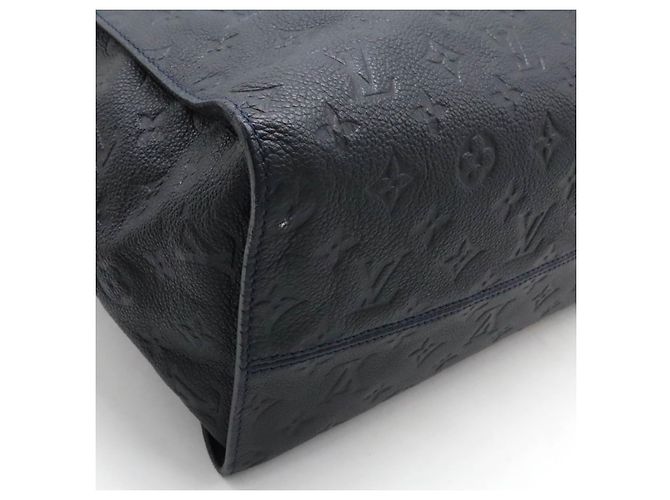 Borsa Tote Louis Vuitton Monogram Empreinte Lumineuse PM Blu - vista 3