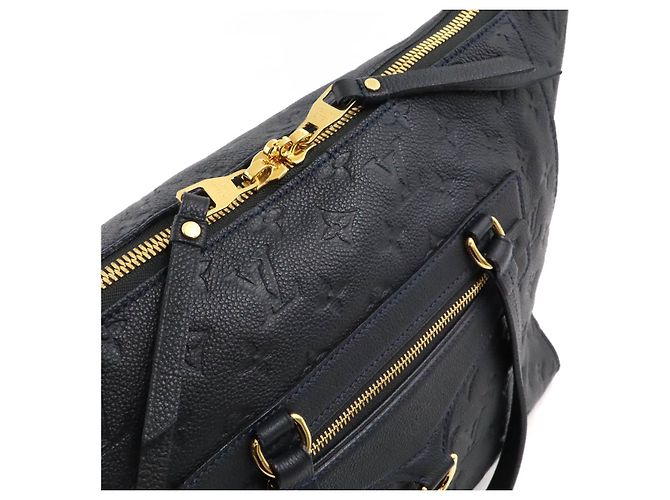 Borsa Tote Louis Vuitton Monogram Empreinte Lumineuse PM Blu - vista 5