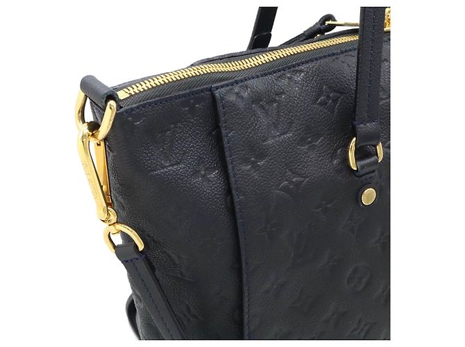 Borsa Tote Louis Vuitton Monogram Empreinte Lumineuse PM Blu - vista 7