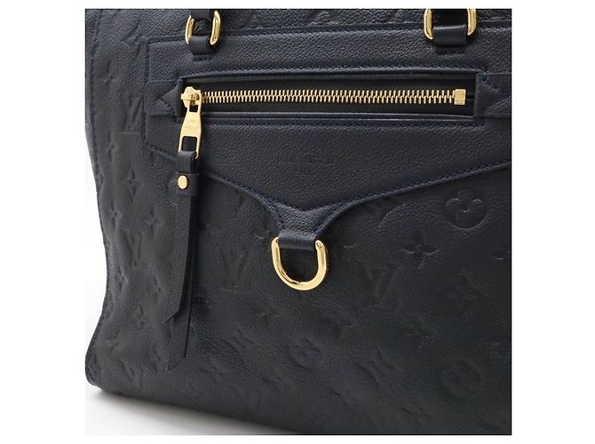 Borsa Tote Louis Vuitton Monogram Empreinte Lumineuse PM Blu - vista 9
